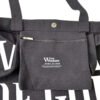 Woman of God black Christian tote bag made from premium 16oz fabric with reinforced handles and secure magnetic closure