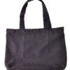 Woman of God black Christian tote bag made from premium 16oz fabric with reinforced handles and secure magnetic closure